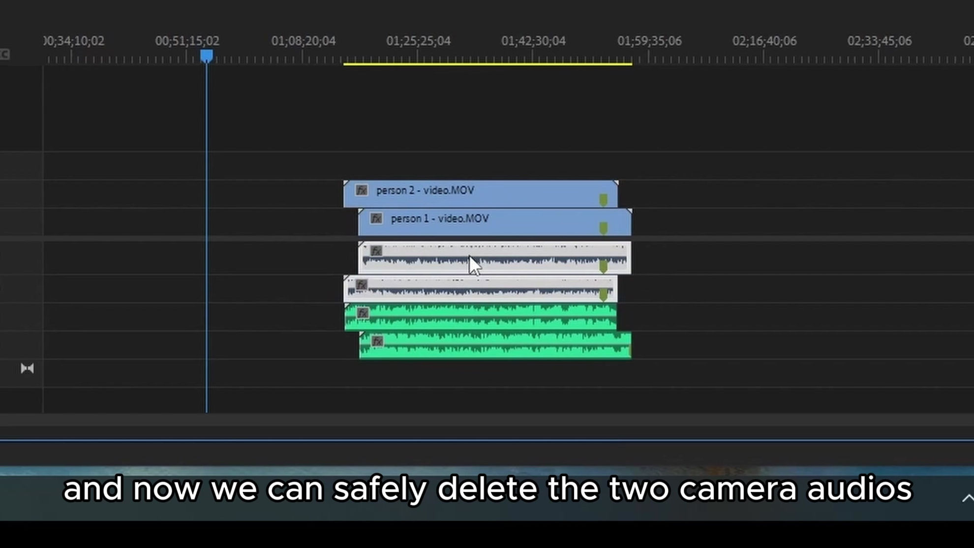4 - Delete Audio from Camera